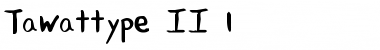 Tawattype II 1 Font
