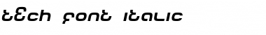 Tech Font Font