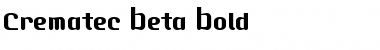 Crematec Beta Bold Font