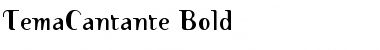 TemaCantante Font
