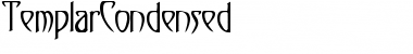 TemplarCondensed Regular Font