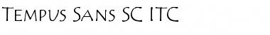Tempus Sans SC ITC Bold Font