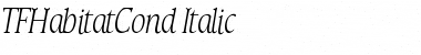 TFHabitatCond Italic Font