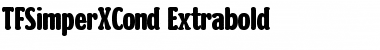 TFSimperXCond Extrabold Font