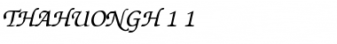 ThaHuongH 1.1 Regular Font