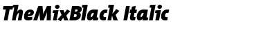 TheMixBlack Roman Italic