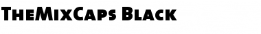 TheMixCaps-Black Black Font