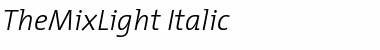 TheMixLight Roman Italic Font