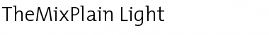 TheMixPlain-Light Font