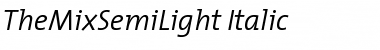 TheMixSemiLight Font