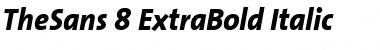 TheSans ExtraBold Italic Font