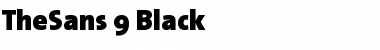 TheSans Black Font