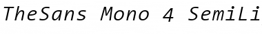 TheSans Mono Italic Font
