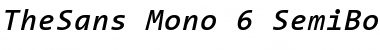 TheSans Mono SemiBold Italic