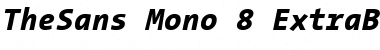 TheSans Mono ExtraBold Italic