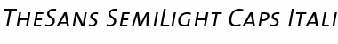 The Sans Semi Light- Italic