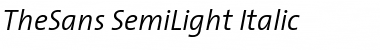 The Sans Semi Light- Font