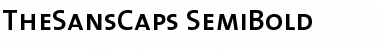 TheSansCaps-SemiBold Font