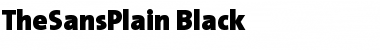 TheSansPlain-Black Font