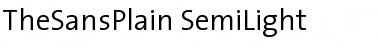 TheSansPlain-SemiLight Font