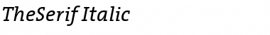 The Serif- Italic