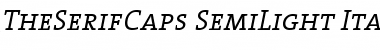 TheSerifCaps-SemiLight Font