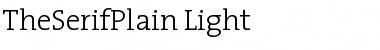 TheSerifPlain-Light Font