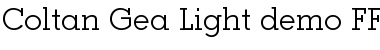 Coltan Gea Light Font