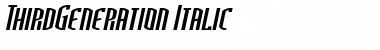 ThirdGeneration Italic