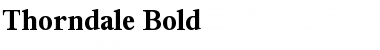 Thorndale Bold Font