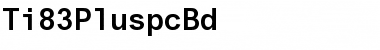 Ti83Pluspc Bold Font