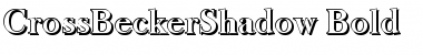 CrossBeckerShadow Font