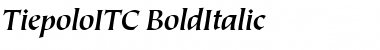 TiepoloITC Bold Italic