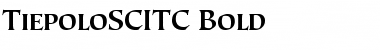 TiepoloSCITC Bold Font