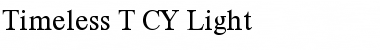 Timeless T CY Font