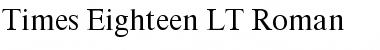 Download TimesEighteen LT Roman Font