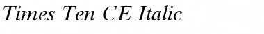 Times Ten CE Roman Font