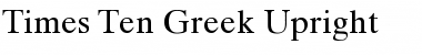 Download TimesTenGreek Upright Font