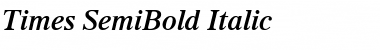 Times-SemiBold Font