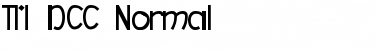 Download TM DCC Font