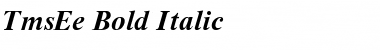 TmsEe Bold Italic