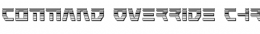 Command Override Chrome Regular Font