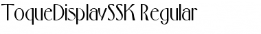 Download ToqueDisplaySSK Font