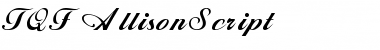 Download TQF_ AllisonScript Font