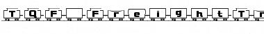 Download TQF_FreightTrain Font