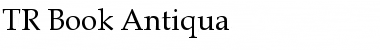 TR Book Antiqua Regular Font