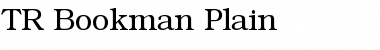 TR Bookman Font