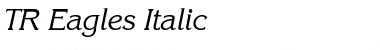 TR Eagles Italic Font