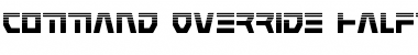 Command Override Halftone Regular Font