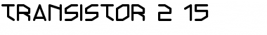 Transistor 2.15 Regular Font